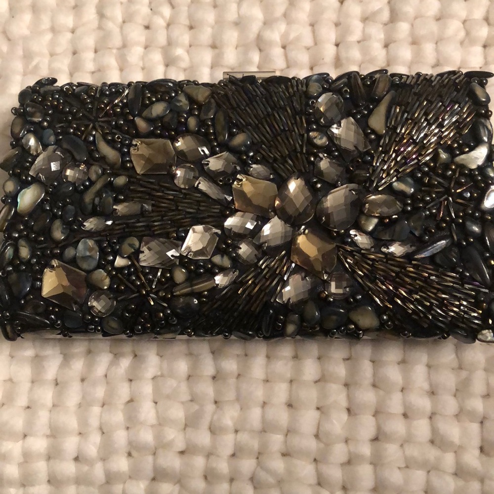 Beaded clutch by Natasha Couture